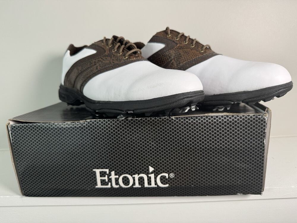 Mens Etonic Golf Shoes NWT Lite Tech Leather Sz 10.5